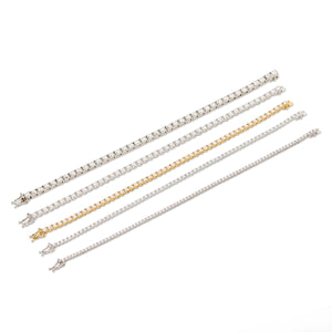 Natural Diamond Tennis Bracelet - Small