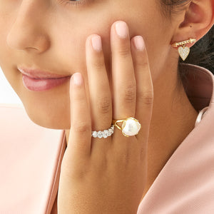 Baroque Pearl Ring
