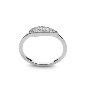 Leaf Shaped Diamond Ring