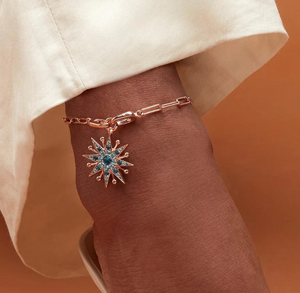 Paperclip Anklet Small