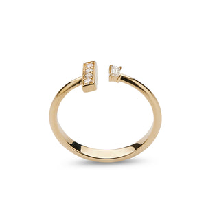 Split Band Diamond Ring