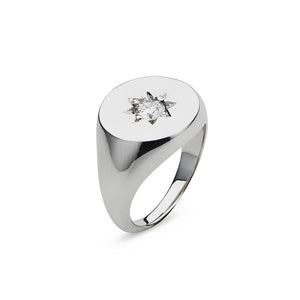 Diamond Signet Ring