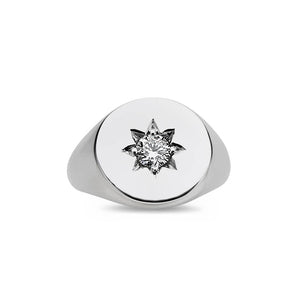 Diamond Signet Ring