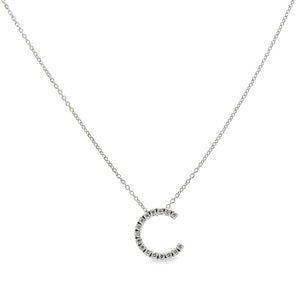 Diamond Initial Pendant Necklace