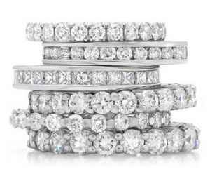 Eternity Bands - Diamonds, Emeralds, Sapphires and Rubies