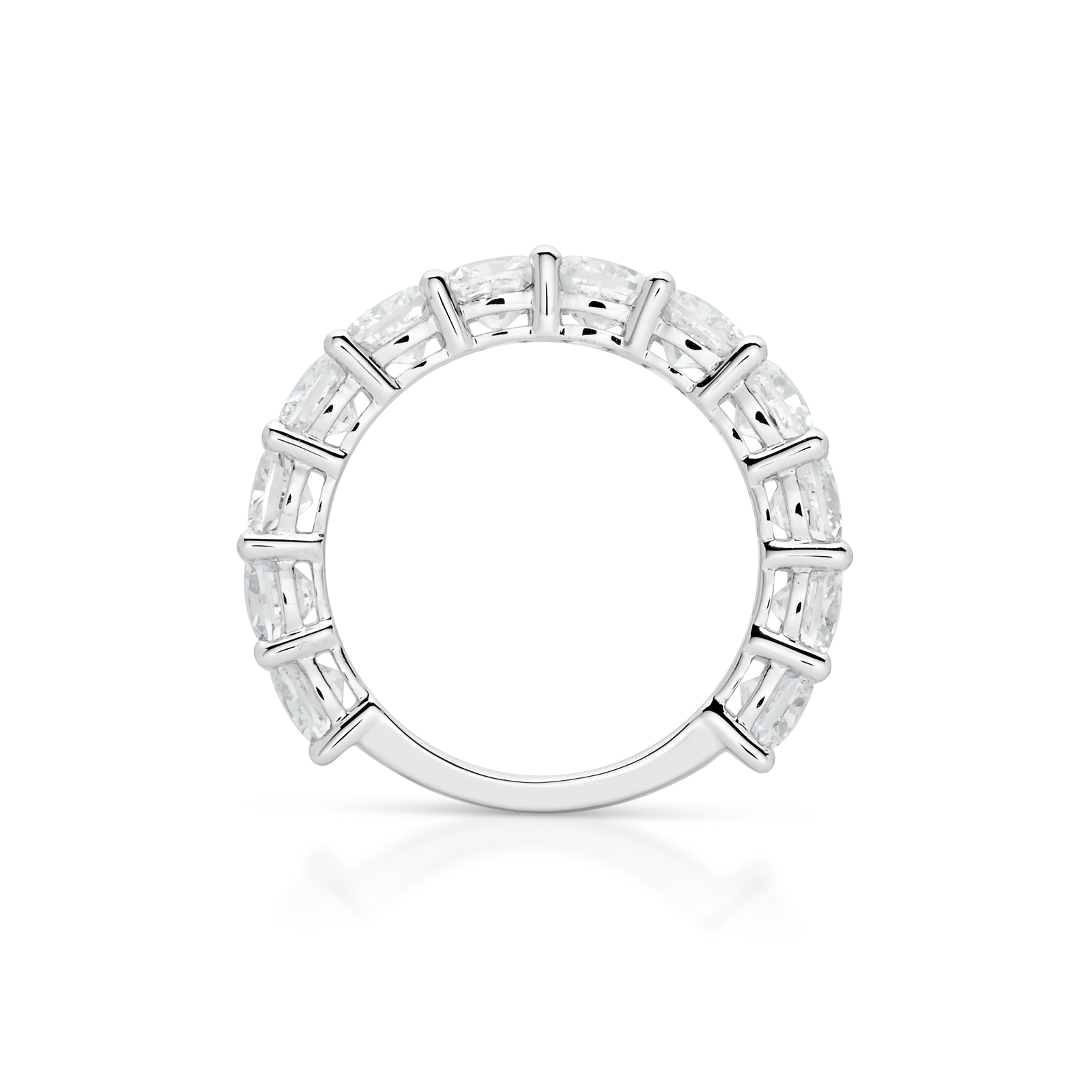 Cushion Cut 3/4 Diamond Band