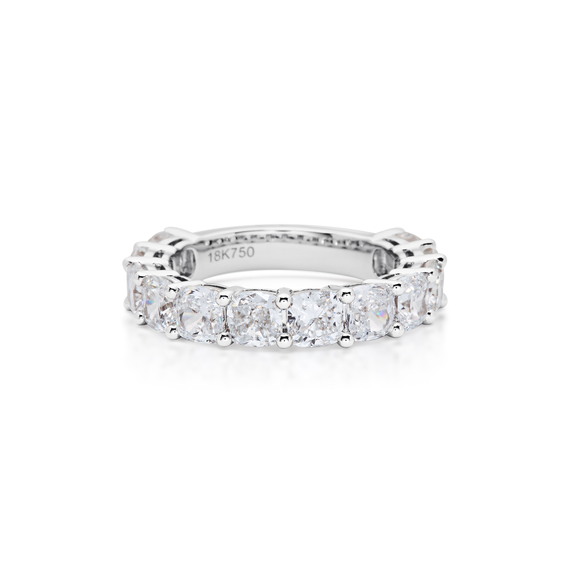 Cushion Cut 3/4 Diamond Band