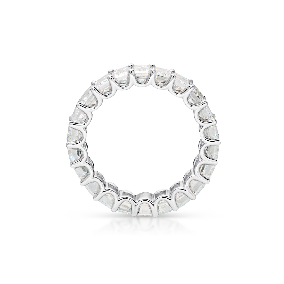 Emerald Cut Eternity Band
