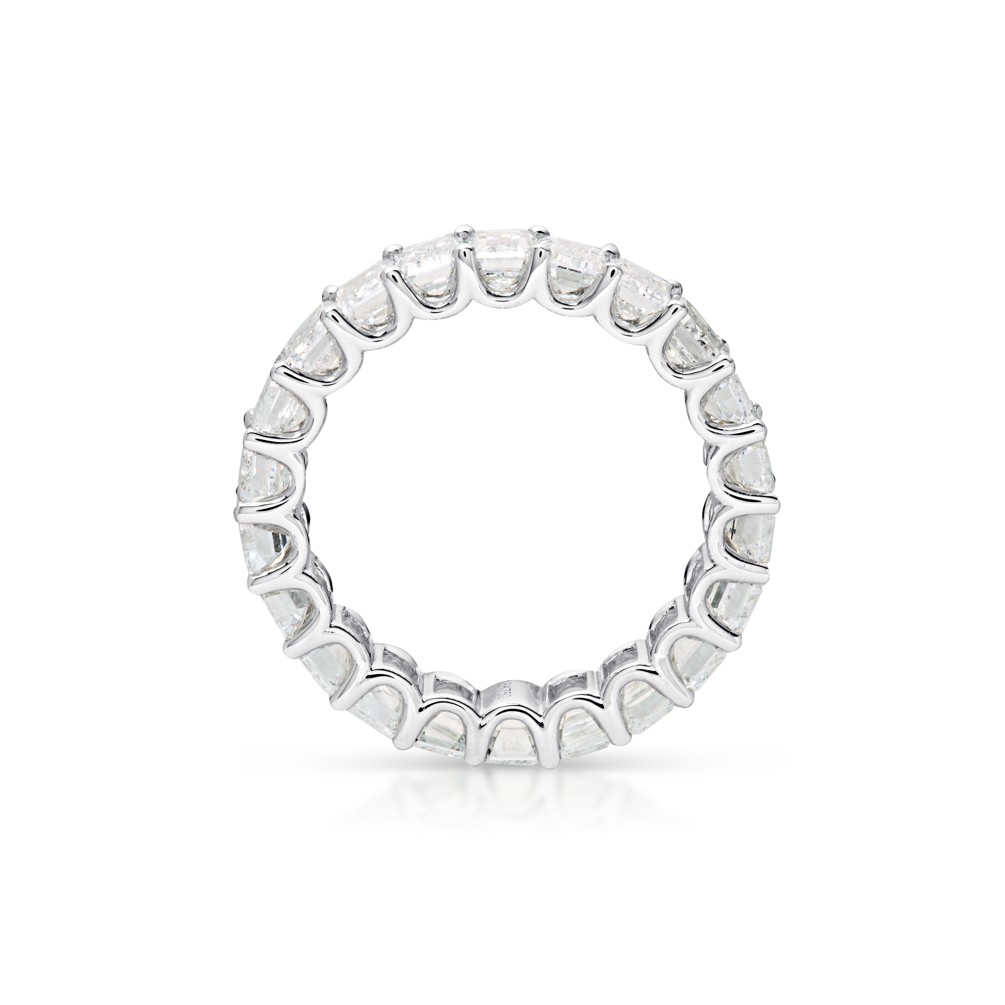 Emerald Cut Eternity Band