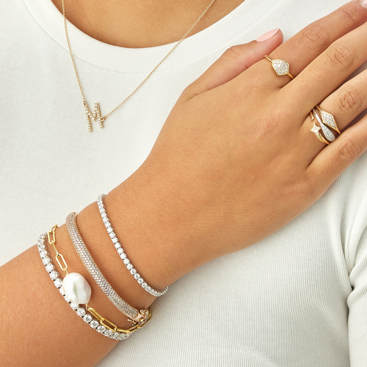 Kite Shaped Diamond Ring