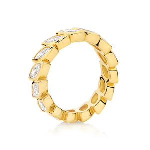 Marquise Cut Bezel Diamond Eternity Band