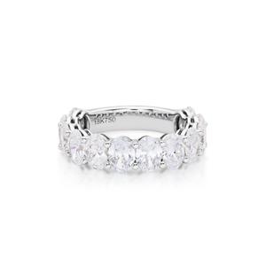 Oval Cut Diamond 3/4 Ring
