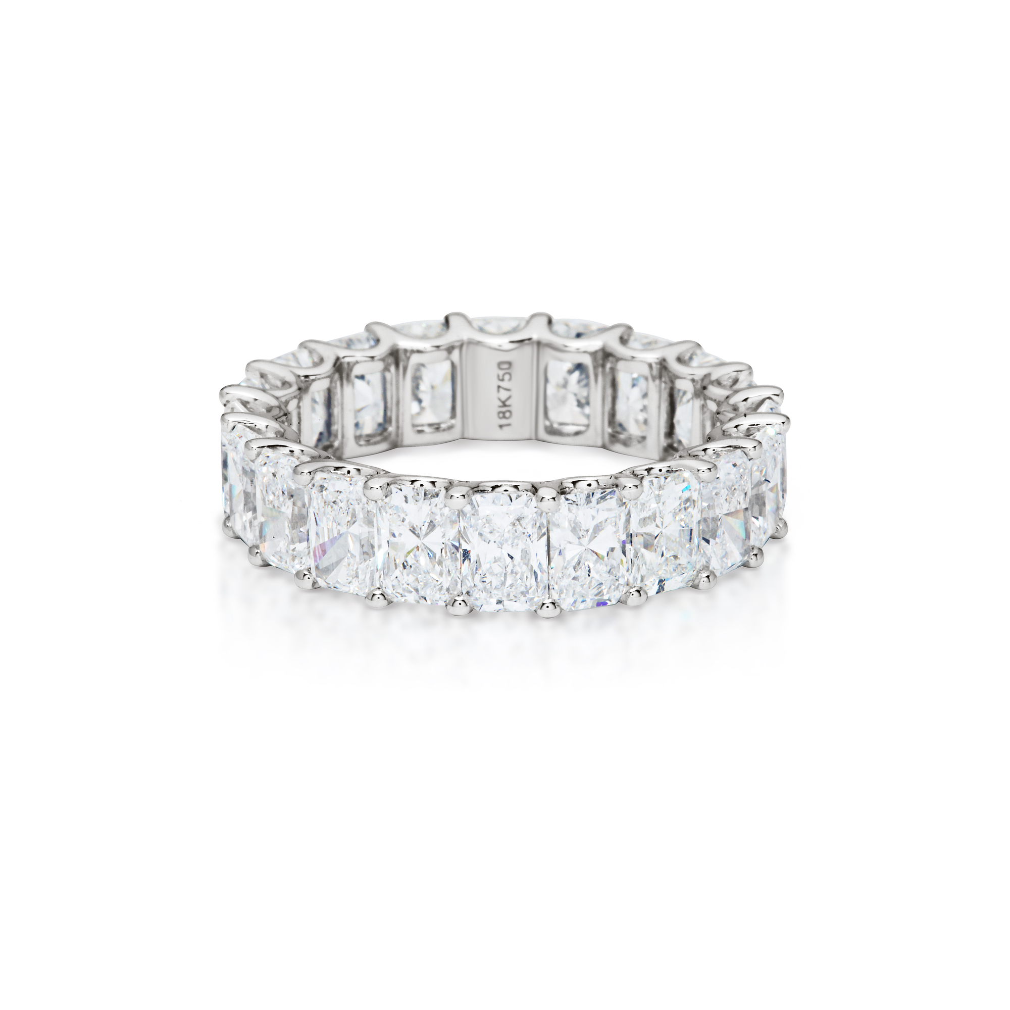 Radiant Cut Eternity Band