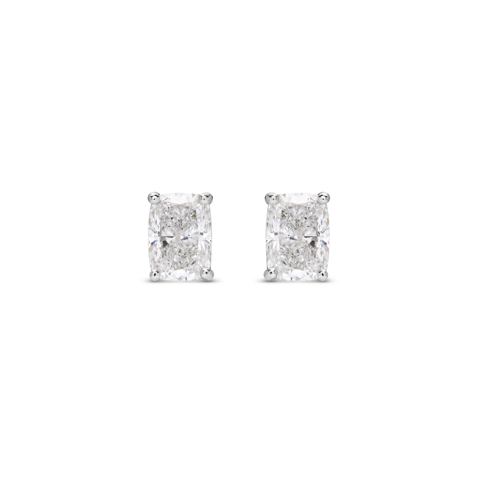 Radiant Cut Diamond Studs Earrings