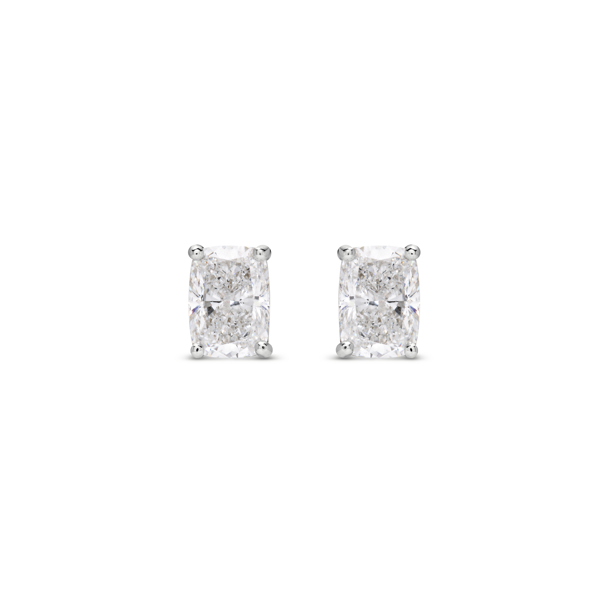 Radiant Cut Diamond Studs Earrings
