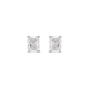 Radiant Cut Diamond Studs Earrings