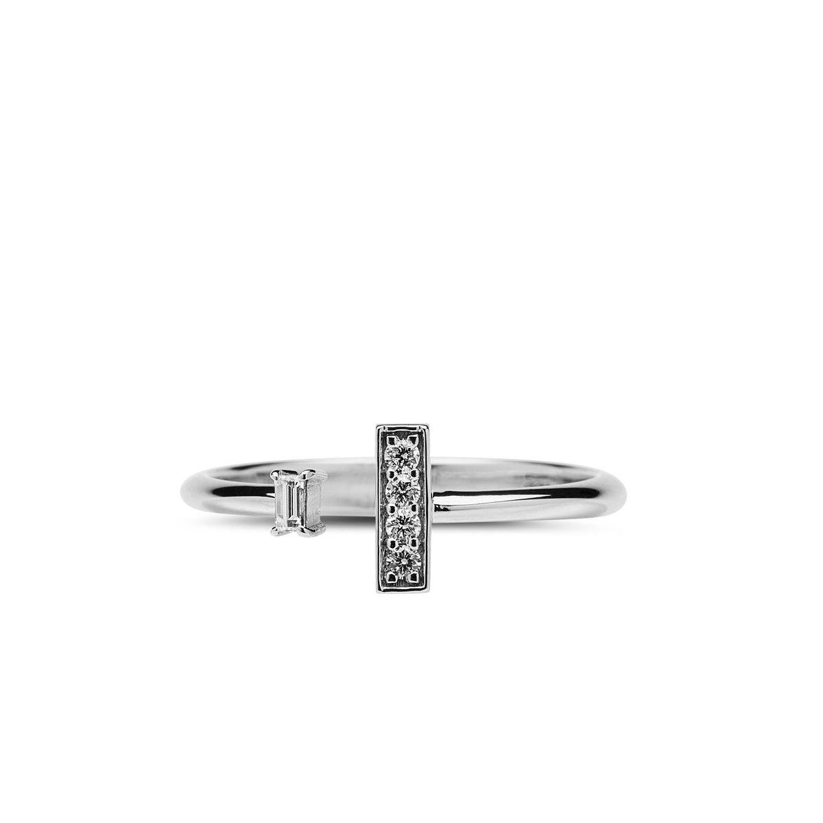Split Band Diamond Ring