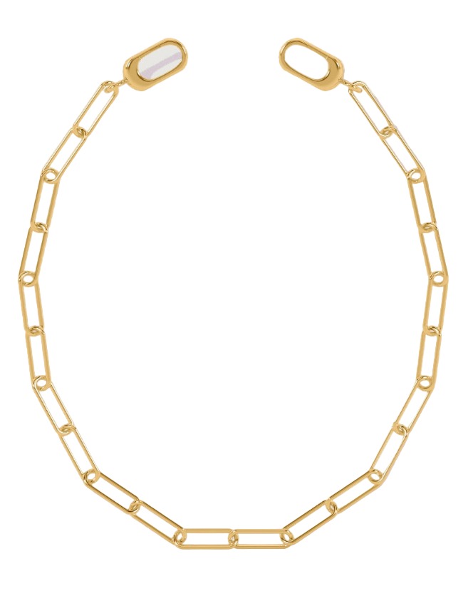 Paperclip Anklet Small