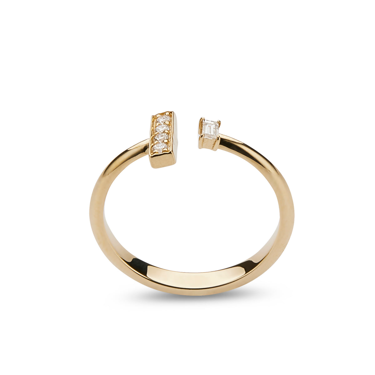 Split Band Diamond Ring