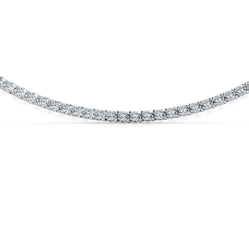 Tennis Necklace Round Brilliant - Medium