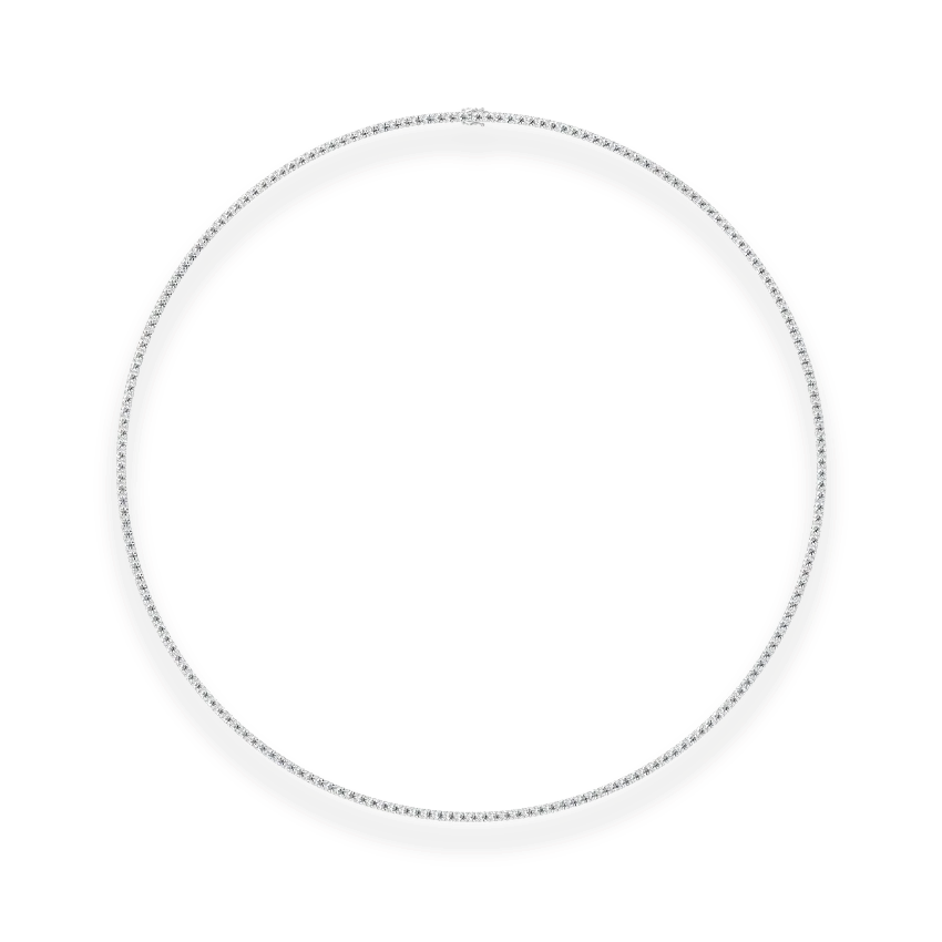 Tennis Necklace Round Brilliant - Medium