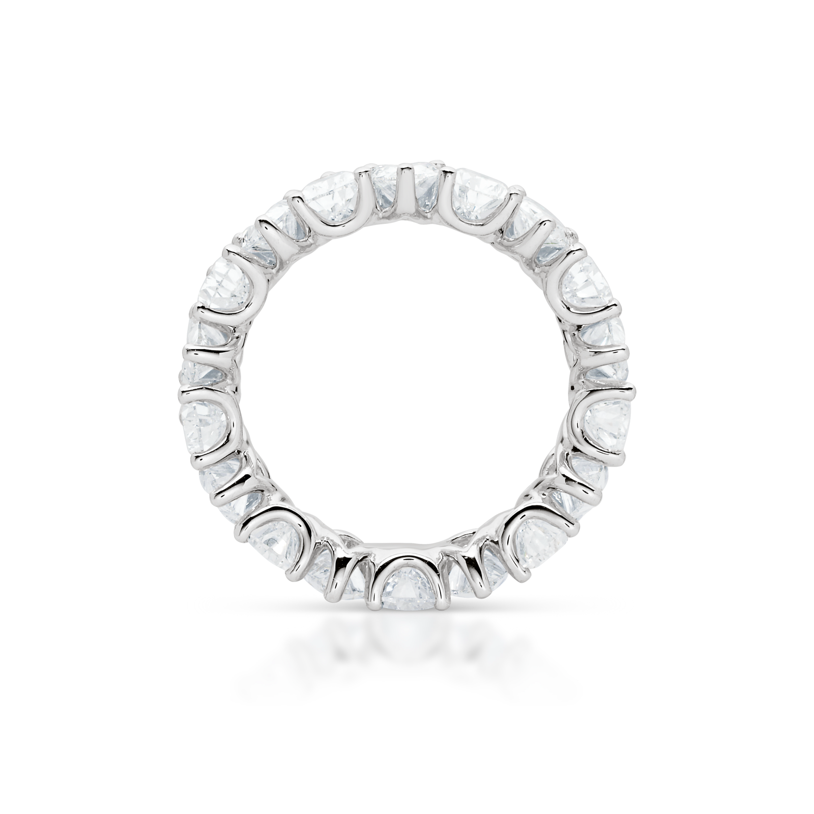 Alternating Pear Cut Eternity Band