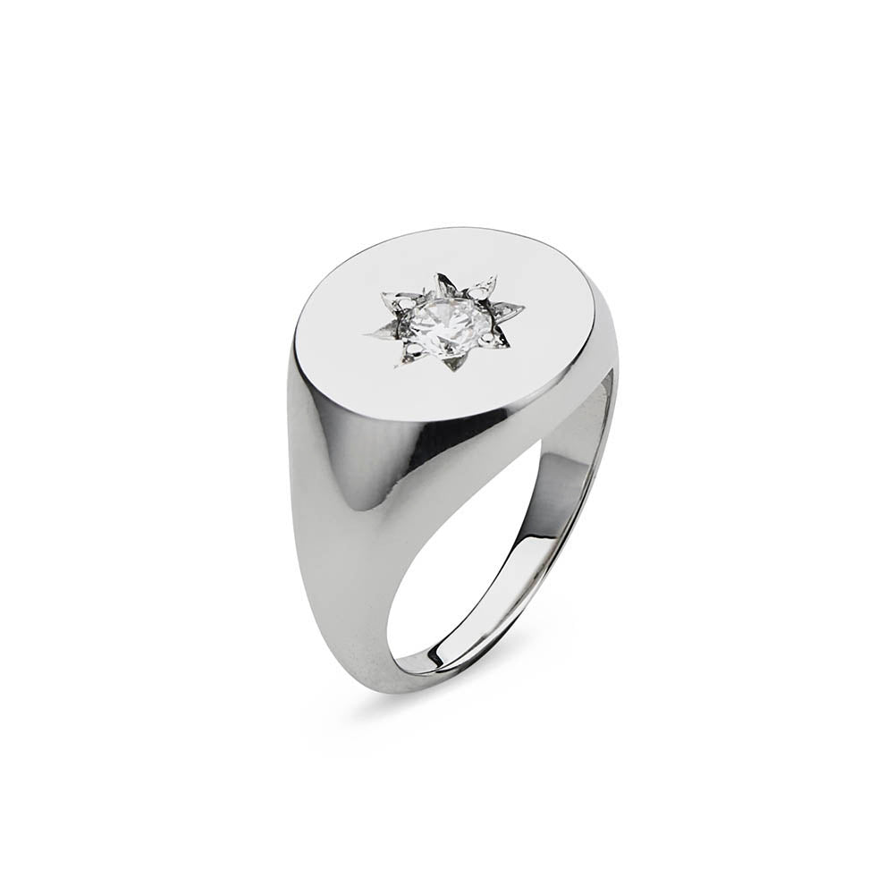 Diamond Signet Ring