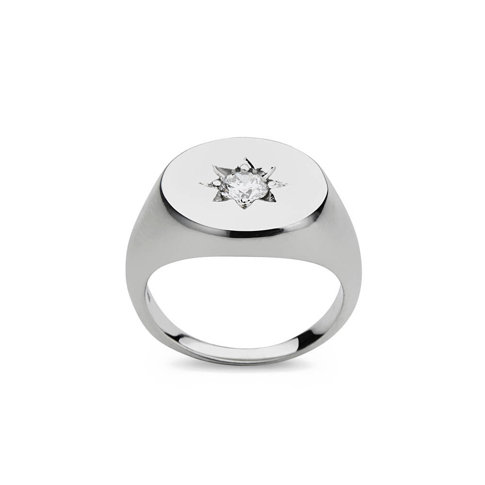 Diamond Signet Ring