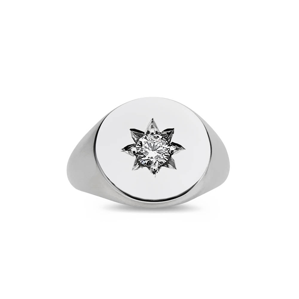 Diamond Signet Ring