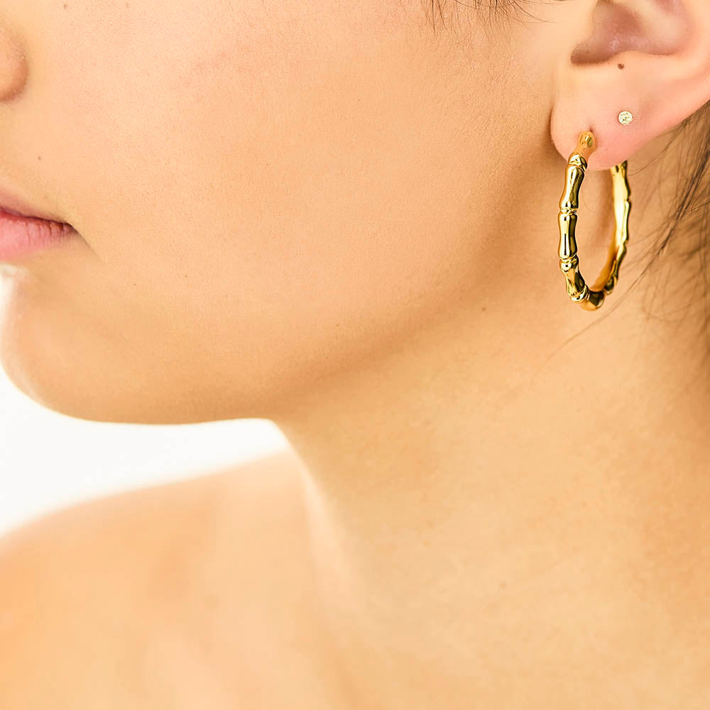 Gold Hoop Earrings