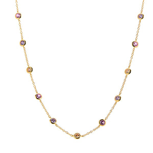 Multicoloured Sapphire Necklace