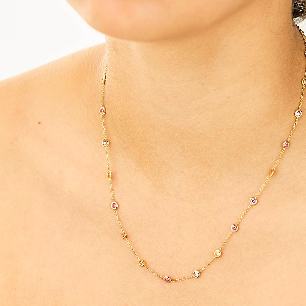 Multicoloured Sapphire Necklace