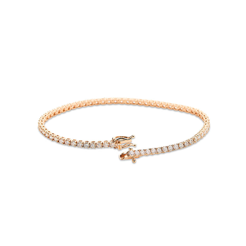 Natural Diamond Tennis Bracelet