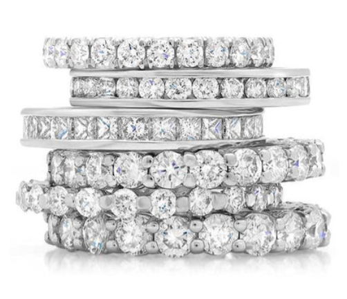 Eternity Bands - Diamonds, Emeralds, Sapphires and Rubies