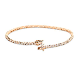 Natural Diamond Tennis Bracelet - Large